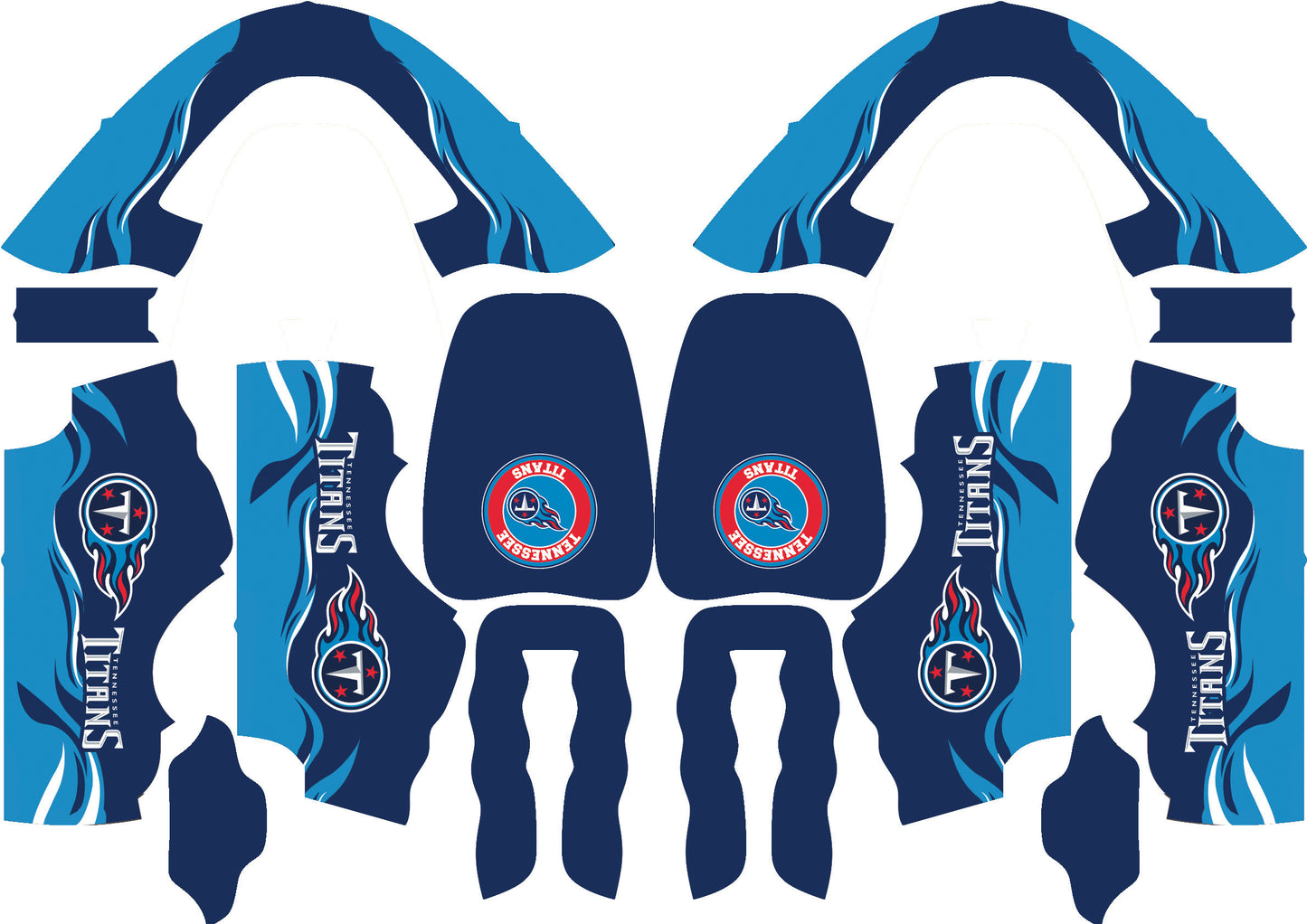 Tennessee Titans Air Sneakers NFL Custom Sports Shoes