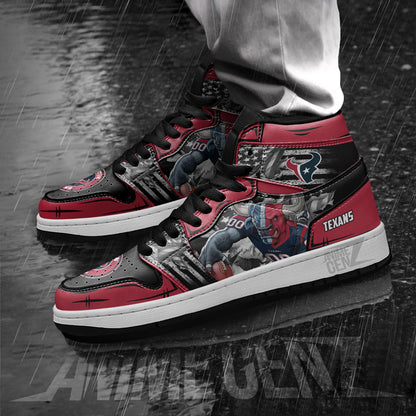 Houston Texans JD Sneakers NFL Custom Sports Shoes