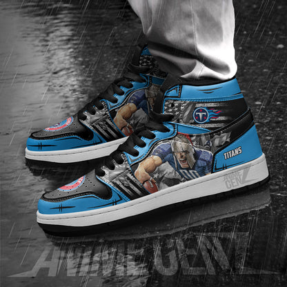 Tennessee Titans JD Sneakers NFL Custom Sports Shoes