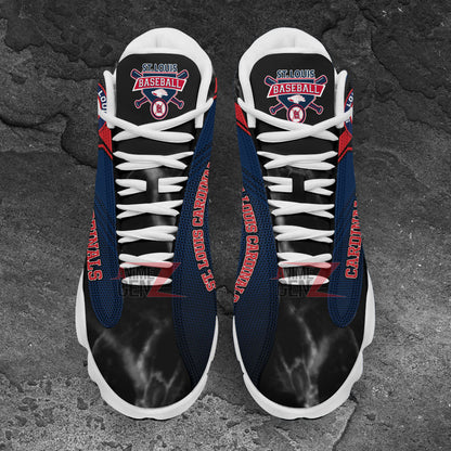 St. Louis Cardinals Air Jordan 13 Sneakers MLB Baseball Custom Sports Shoes