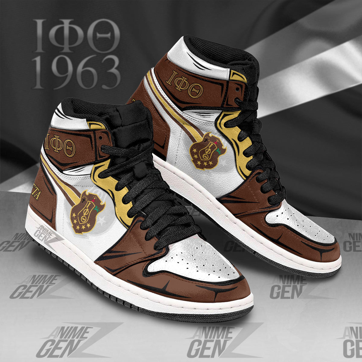 Lota Phi Theta JD Sneakers Fraternities Custom Shoes