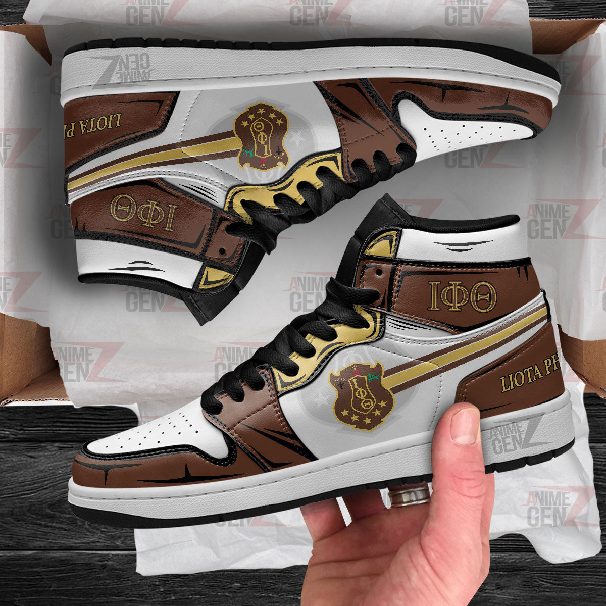 Lota Phi Theta JD Sneakers Fraternities Custom Shoes