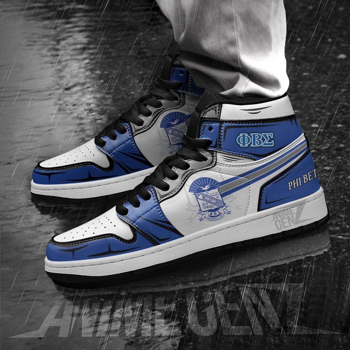 Phi Beta Sigma JD Sneakers Fraternities Custom Shoes