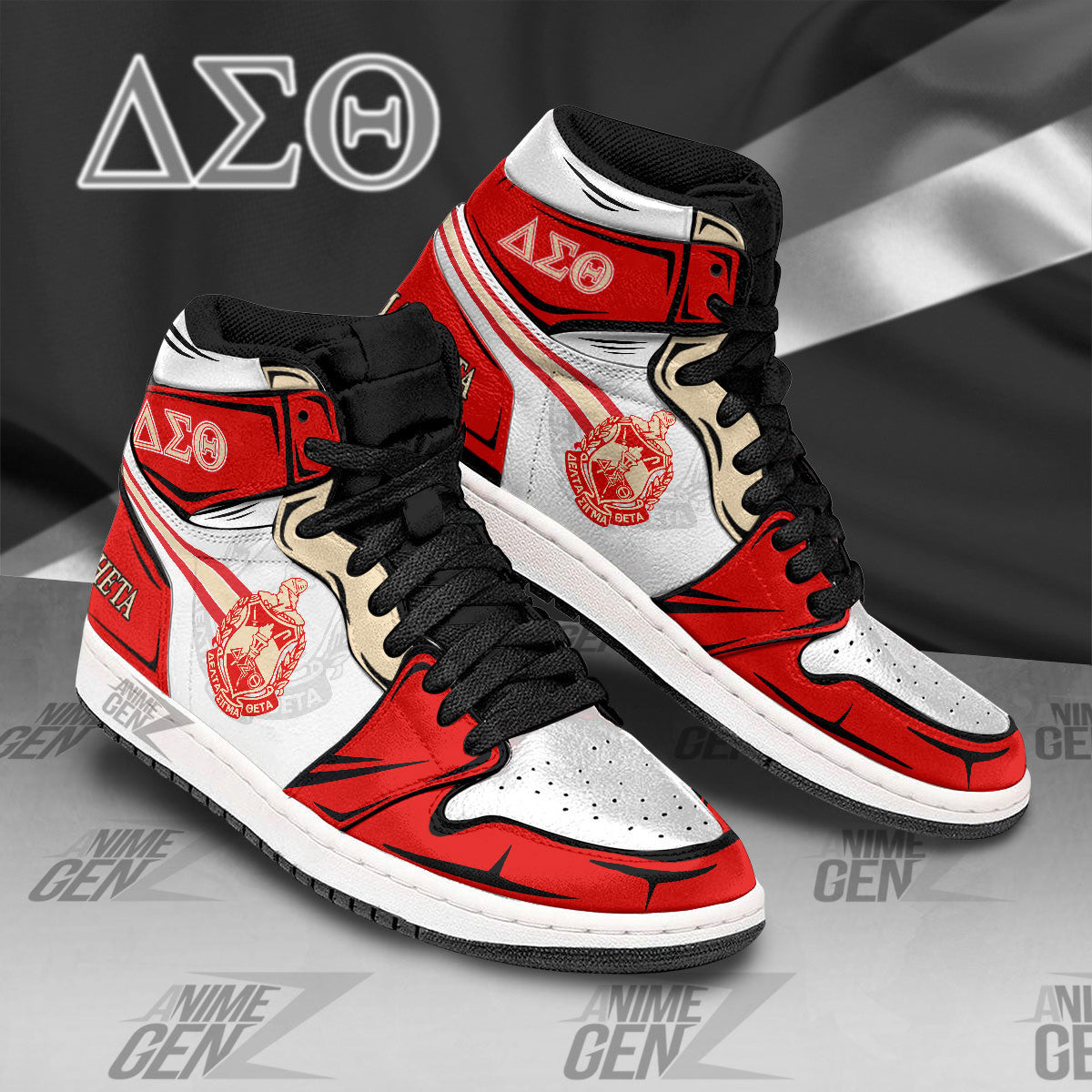 Delta Sigma Theta JD Sneakers Sororities Custom Shoes