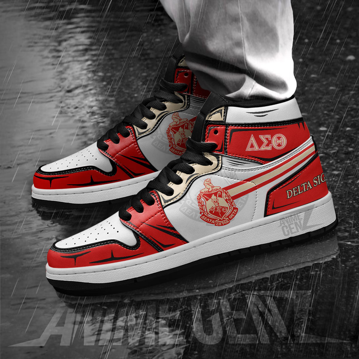 Delta Sigma Theta JD Sneakers Sororities Custom Shoes