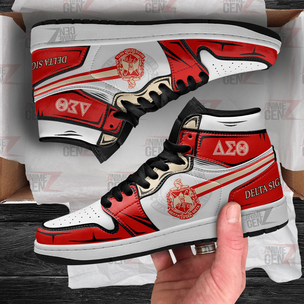 Delta Sigma Theta JD Sneakers Sororities Custom Shoes