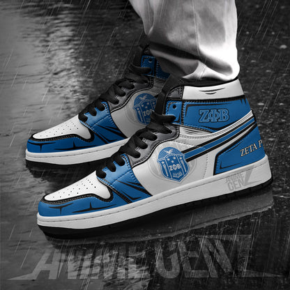 Zeta Phi Beta JD Sneakers Sororities Custom Shoes